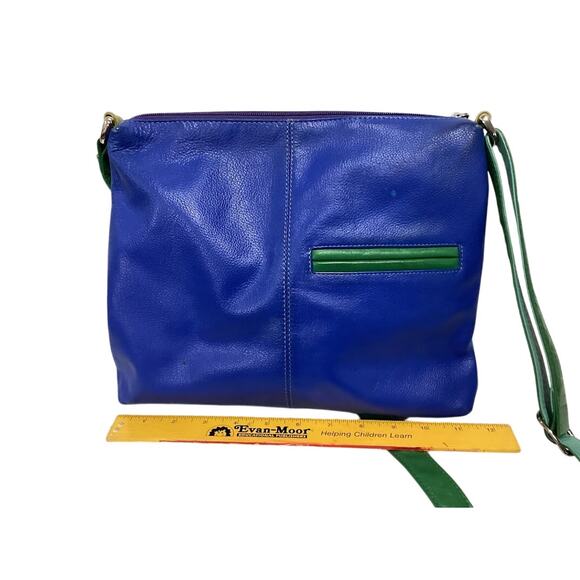 ILI Leather Purse Cross Body 9" x 11" - Picture 2 of 6